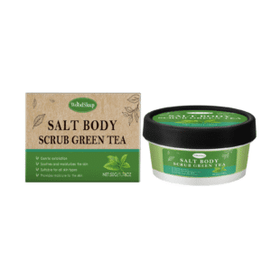 WoodSleep Green Tea Body Scrub - Gently Cleanses and Moisturizes Skin