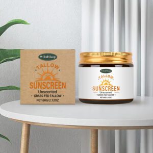 WoodSleep Tallow Protective Cream for Summer Sun - Gentle Non-Greasy Moisturizer
