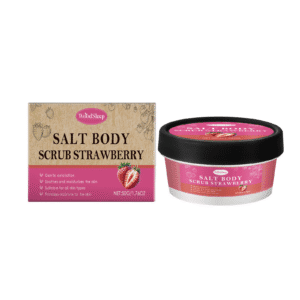 WoodSleep Strawberry Body Scrub with Sea Salt - Exfoliating & Moisturizing
