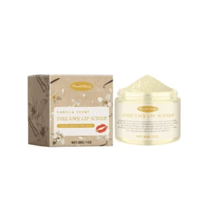 Woodsleep Vanilla Lip Scrub - Exfoliating Lip Care for Soft Lips