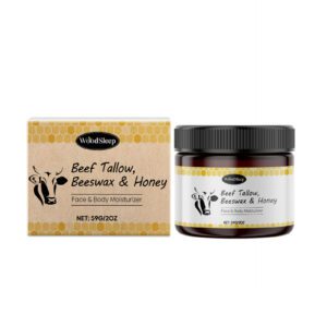 WoodSleep Honey Tallow Moisturizer for Dry Skin - Hydrates & Nourishes