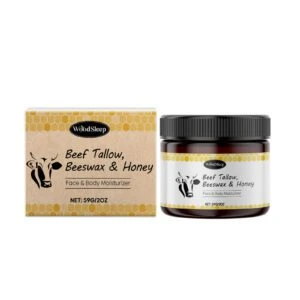 WoodSleep Honey Tallow Moisturizer for Dry Skin - Hydrates & Nourishes