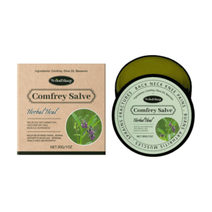 WoodSleep Comfrey Body Balm - Herbal Massage for Knees and Legs