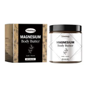 WoodSleep Body Magnesium Moisturizer - Hydrating & Nourishing Cream for Silky Skin