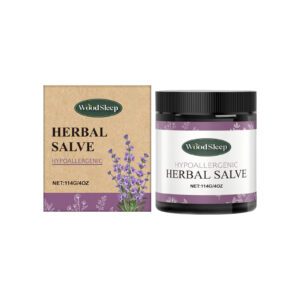 WoodSleep Herbal Soothing Balm with Comfrey, Beeswax & Avocado Oil