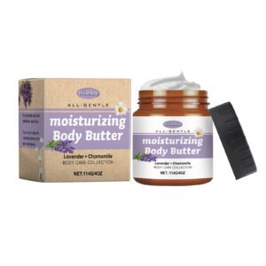 WoodSleep Lavender Chamomile Body Butter Moisturizer - Deep Hydration
