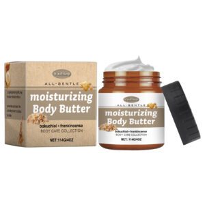 WoodSleep Frankincense Body Butter Moisturizer - Silky Creamy Skin Hydration