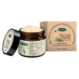 WoodSleep Bee Venom Tallow Cream for Skin Cleansing, Moisturizing & Purifying