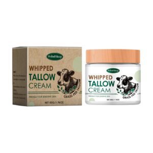 WoodSleep Grass Fed Tallow Skin Cream - Moisturizes, Relieves Dry Skin & Hydrates