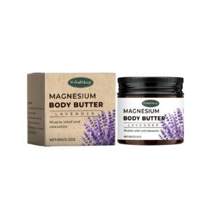 Woodsleep Lavender Magnesium Body Cream - Gentle Cleansing & Refreshing