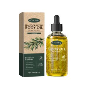 WoodSleep Handmade Rosemary Multipurpose Body Oil for Skin and Hair Moisture