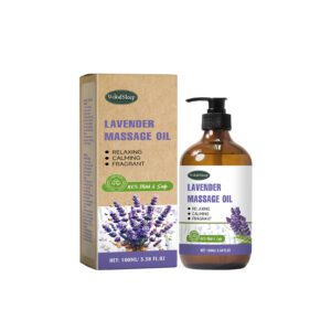 Woodsleep Lavender Massage Oil for Body and Skin - Moisturizing & Nourishing