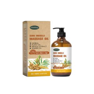 Woodsleep Ginger Muscle Massage Oil for Body, Legs & Joints