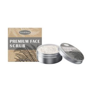 WoodSleep Facial Scrub - Cleanses & Exfoliates Skin with Mild Ingredients