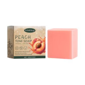 WoodSleep Women's Peach Soap - Gentle Moisturizing & Firming Body Cleanser