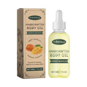 WoodSleep Sweet Mango Handcrafted Body Oil for Smooth Skin