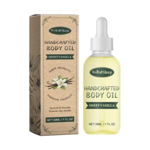 WoodSleep Sweet Vanilla Handcrafted Hydrating Body Oil