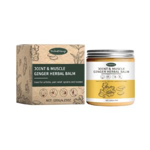 Woodsleep Ginger Joint Care Cream for Sore Joints, Muscles & Knees